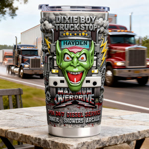 Fierce Trucker 20oz Tumbler - Personalized Gifts For Truckers 04nalu150126