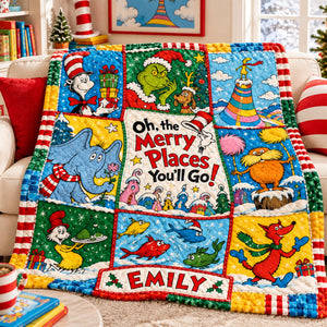 Magical Movie Worlds Blanket - Personalized Gifts For Movie Lovers 03halu061026