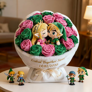 Blooming Hearts Shape Pillow - Personalized Gifts For Couple 04TGLU020226
