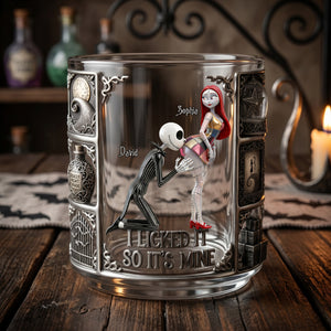 Dark Romance Round Glass – Personalized Couple Gifts 01ohlu070726