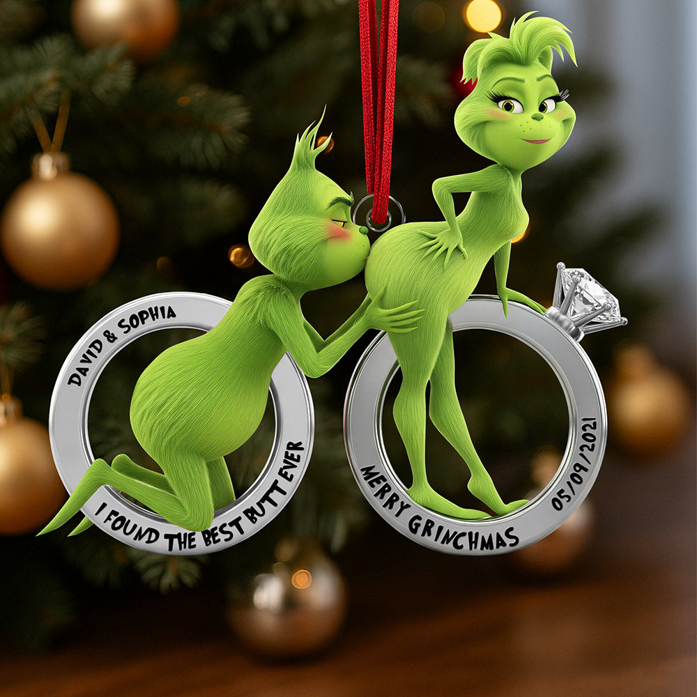 Naughty Couple Christmas Ornament - Personalized Gifts For Couple 05ohqn120925