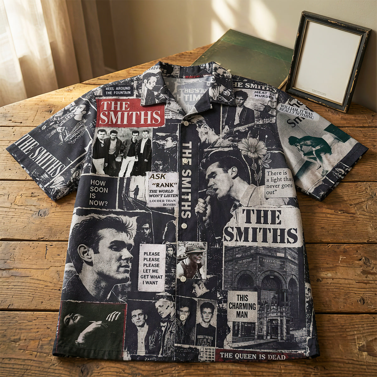 The Smiths Hawaiian Shirt Intricate Poetic Guiter Melody 01QHDT030726