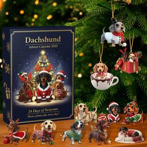 Christmas Advent Calendar Acrylic Blind Box - Gifts For Dog Lovers 01hyta211025