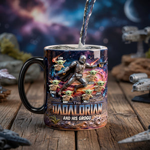 Brave Venture Dad Magic Mug, Personalized Gifts For Dads 04qhdh210526
