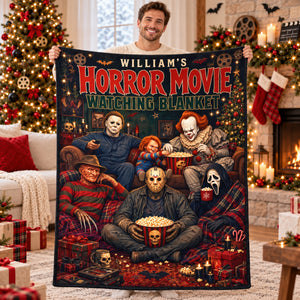 Christmas Night Villain Blanket Blanket  - Personalized Gifts For Horror Lover Blanket 07TOQN021026