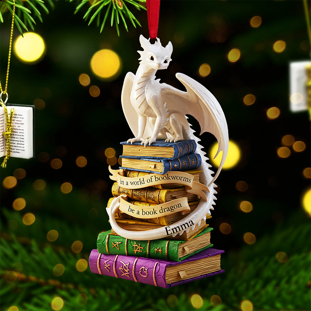 Personalized Gifts For Book Lovers Christmas Ornament 02kita250925
