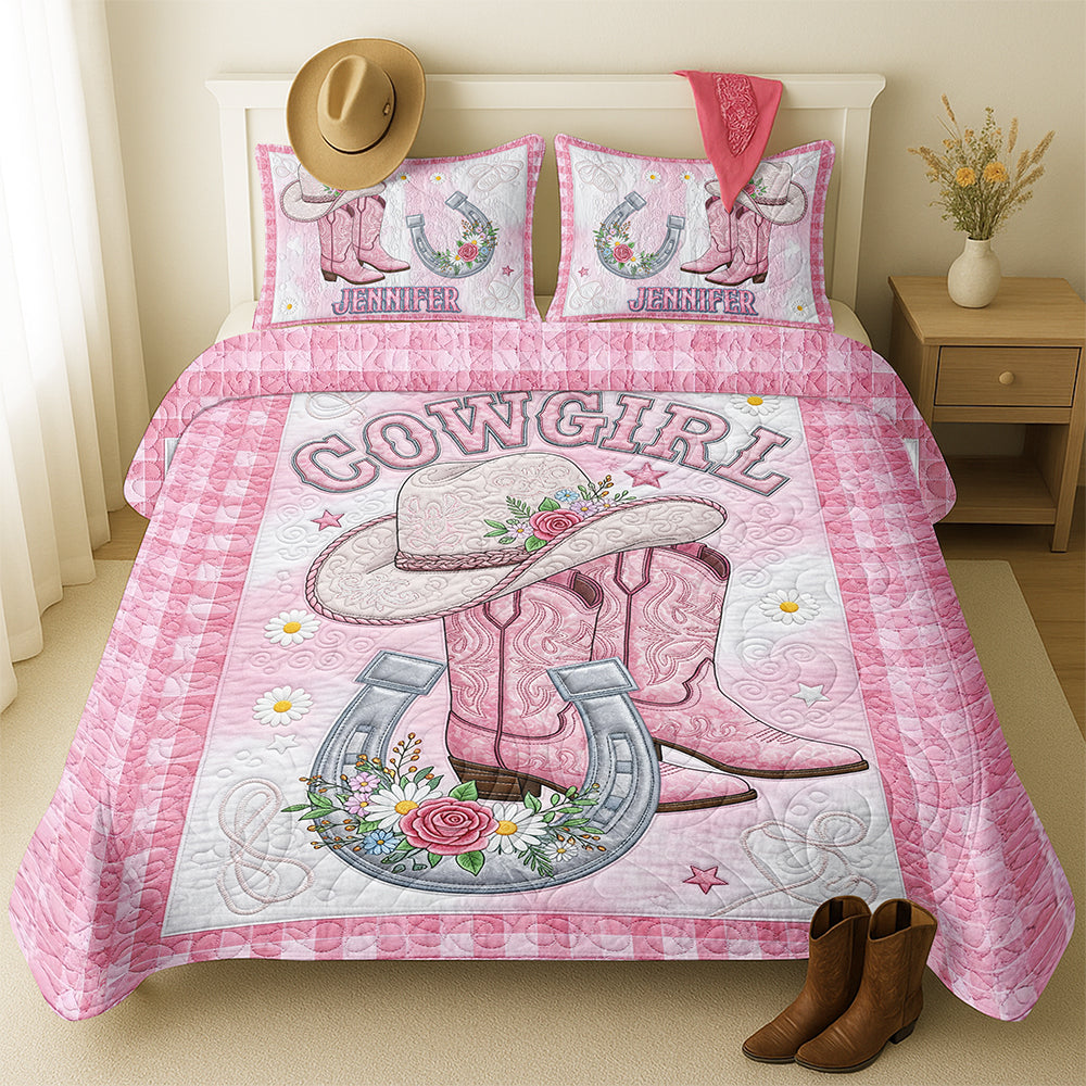 Rustic Cowgirl Quilt Bedding Set Special Line – Personalized Gifts For Cowgirl 04pgqn240725