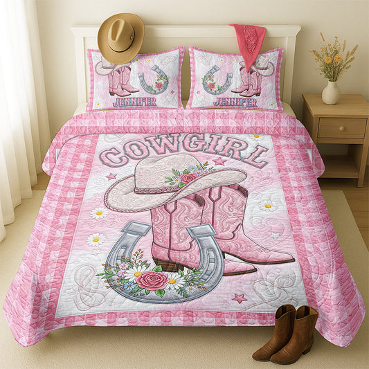 Rustic Cowgirl Quilt Bedding Set Special Line – Personalized Gifts For Cowgirl 04pgqn240725