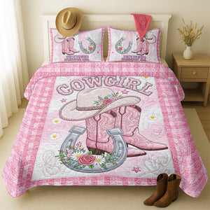 Rustic Cowgirl Quilt Bedding Set Special Line – Personalized Gifts For Cowgirl 04pgqn240725