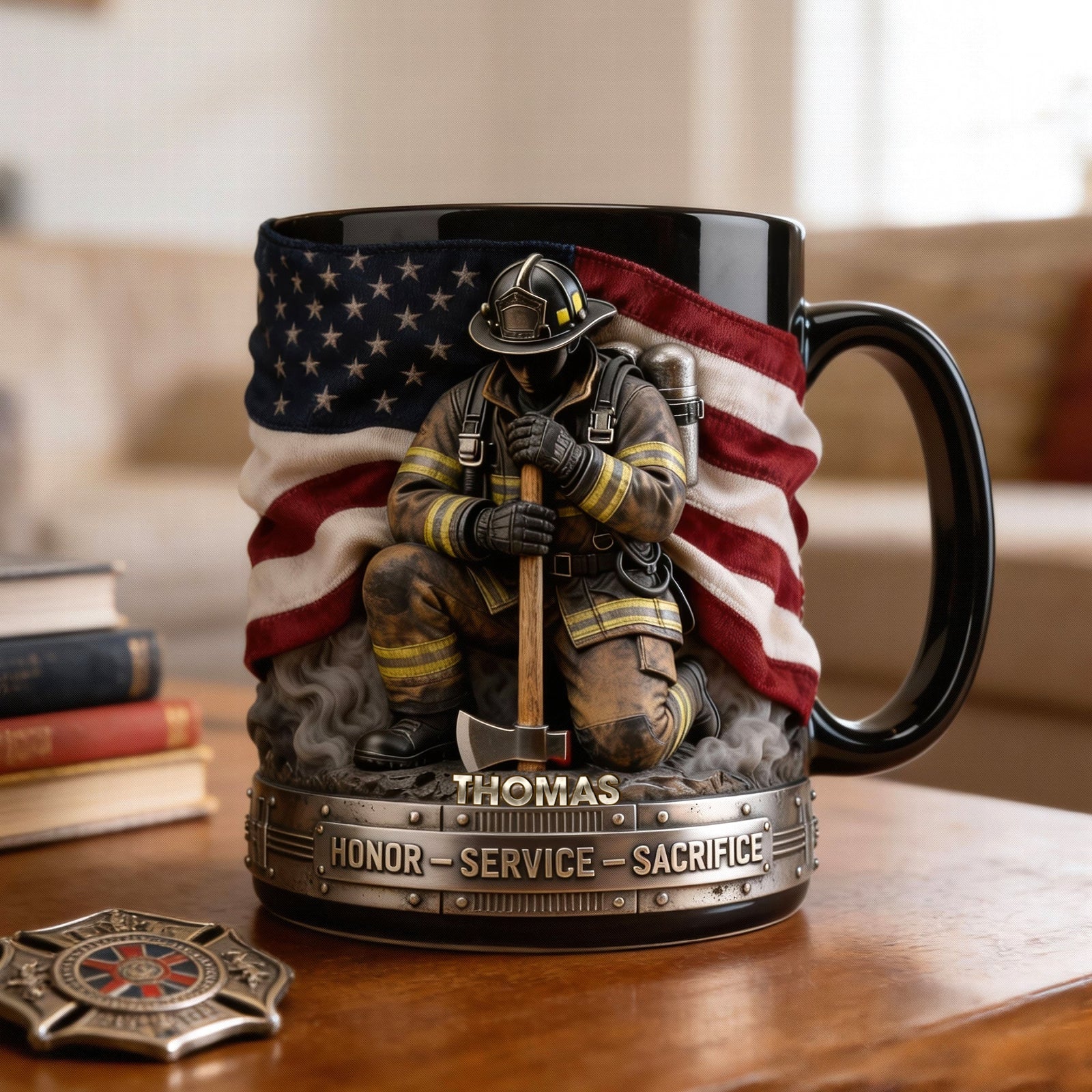 Firefighter Pride Coffee Mug – Personalized Gifts For Firefighter 04toqn251225