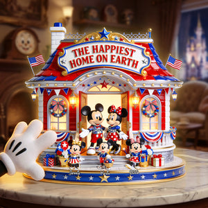 The Happinest Home On Earth Acrylic Light Box - Personalized Gifts For Family 01pgta110526