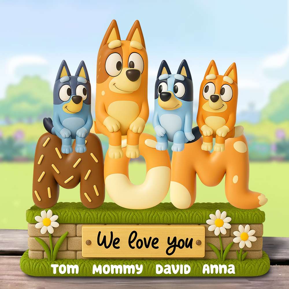 Dog Mom Acrylic Plaque - Personalized Gifts For Mom 03OHDT030425-Homacus