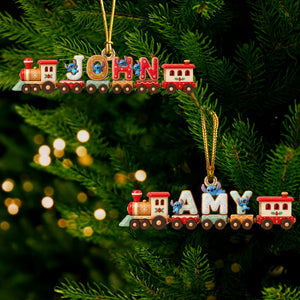 Alphabet Train Acrylic Ornament - Personalized Gifts For Christmas 04naqn140926