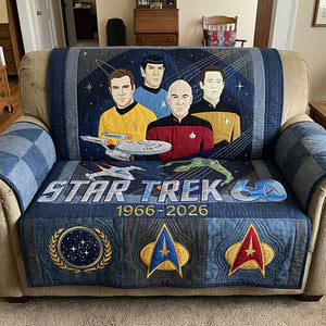 Space Adventure Quilted Sofa Cover, Personalized Gifts 03QHDT030226
