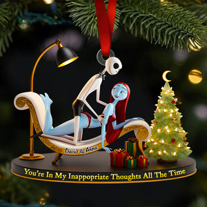 Funny Couple Christmas Ornament Personalized Gifts For Couple 01OHDT241025
