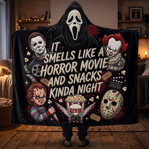 Creepy Halloween Legends Hooded Blanket Personalized Gifts For Horror Lovers 03PATA170826