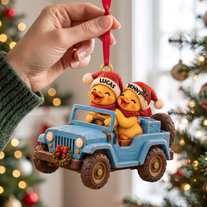 Ducking Fun Squad Ornament, Personalized Gifts For Off-road Lovers 04QHTN101026