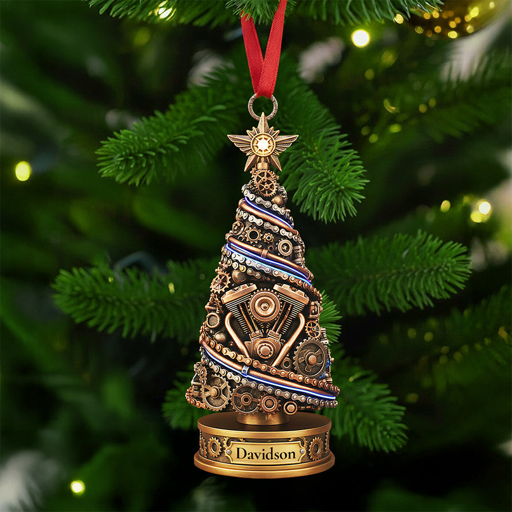 Personalized Gifts For Mechanic Christmas Ornament 03tota250925 - Ornament - GoDuckee