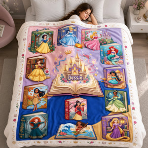 Fairytale Princess Dream Blanket - Personalized Gift For Fantasy Lovers 02NATA061026