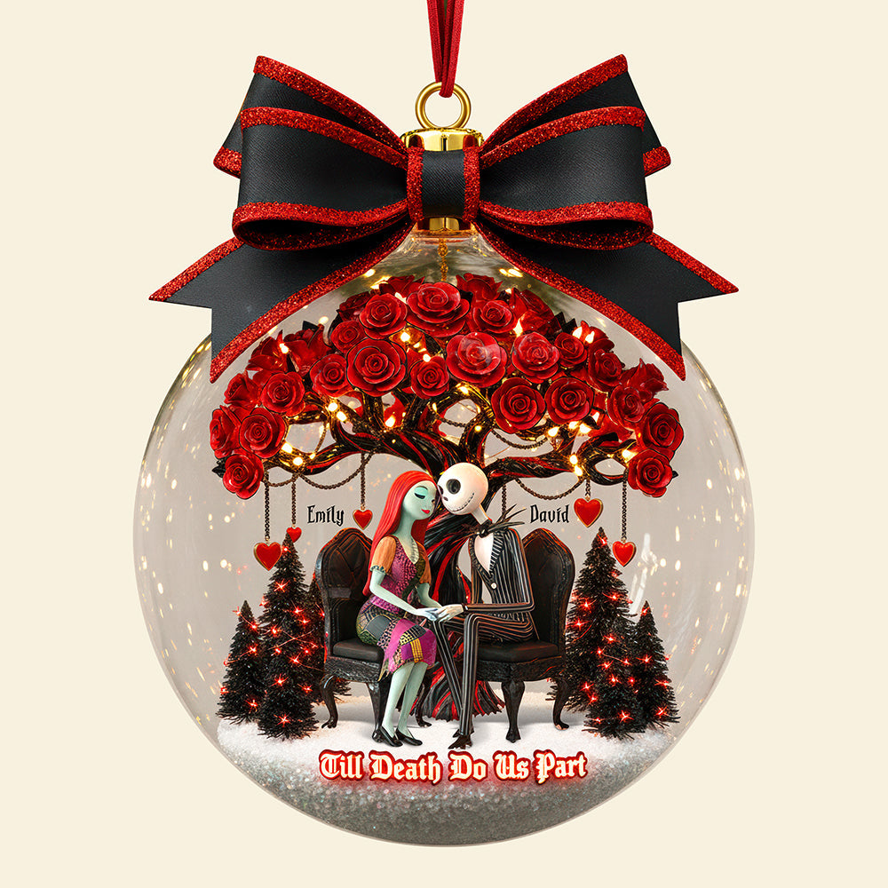Couple Forever Christmas Ornament, Personalized Gifts For Couple 04PAQN220925