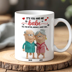 Personalized Funny Christmas Gifts For Old Couple Coffee Mug 05natn241025