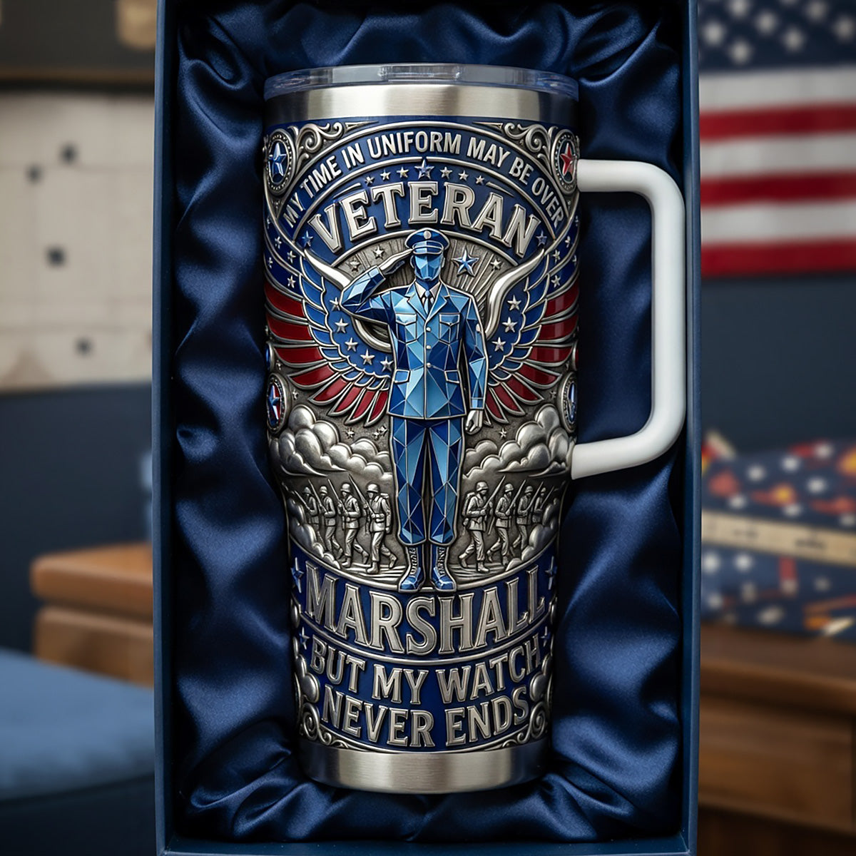 Veteran Proud Tumbler - Personalized Gifts For Veterans 05pamg100326