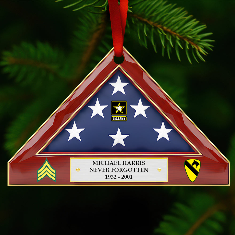 Honoring Heroes Christmas Military Ornament - Personalized Gifts For Veterans 02OHDT131025