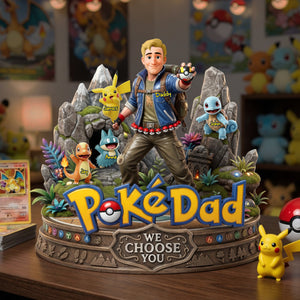 Adventure Game Dad And Kids Acrylic Plaque - Personalized Gifts For Father's Day Plaque 03OHLU200526