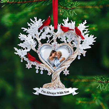 Cardinal Memory Custom Photo Ornament - Personalized Memorial Gift For Loved Ones 01TGLU180825