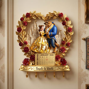 Wedding Couple Acrylic Key Hanger - Personalized Gifts For Couples 07PALU200126