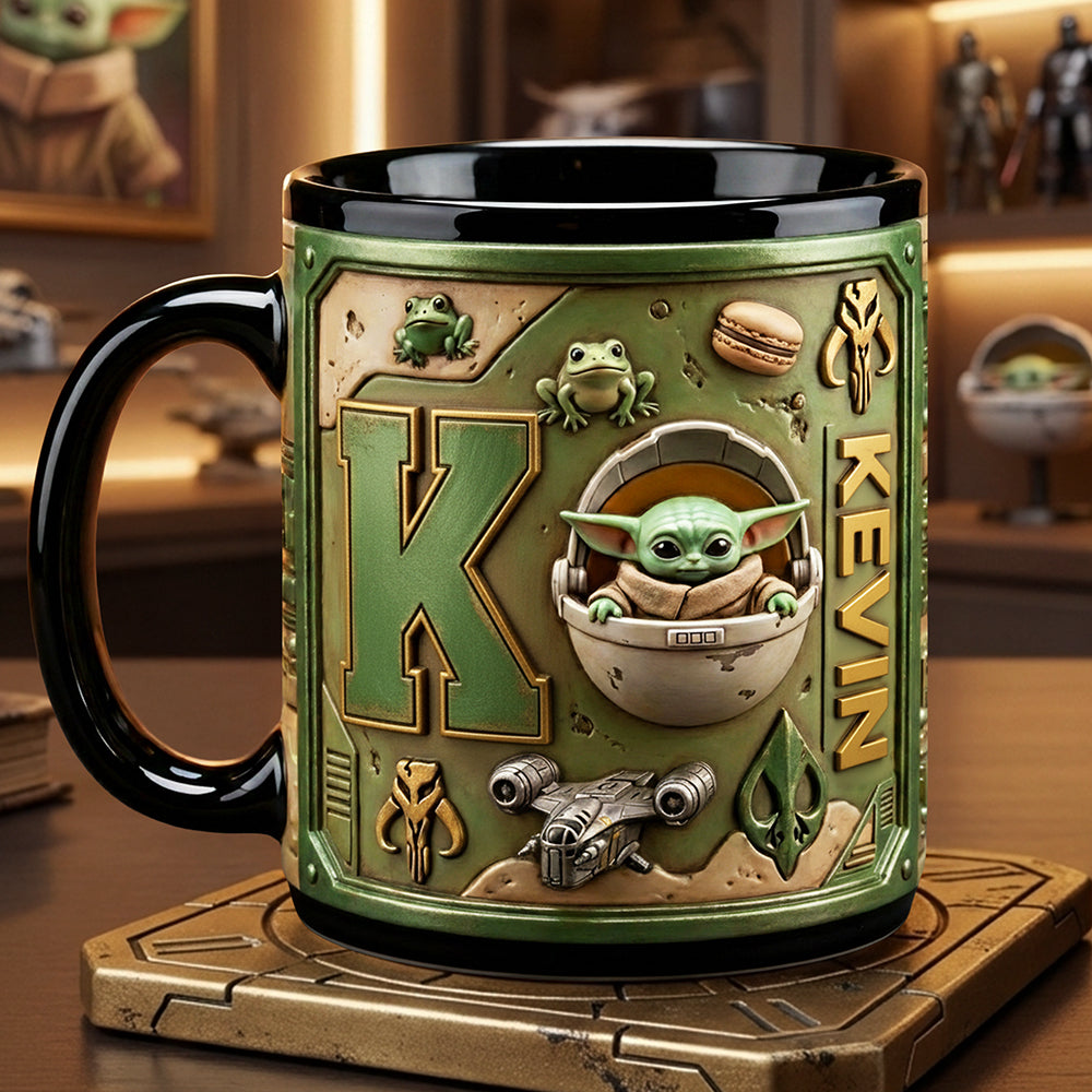 Alien Alphabet Coffee Mug - Personalized Gifts For Cosmic Lovers 02kita210126