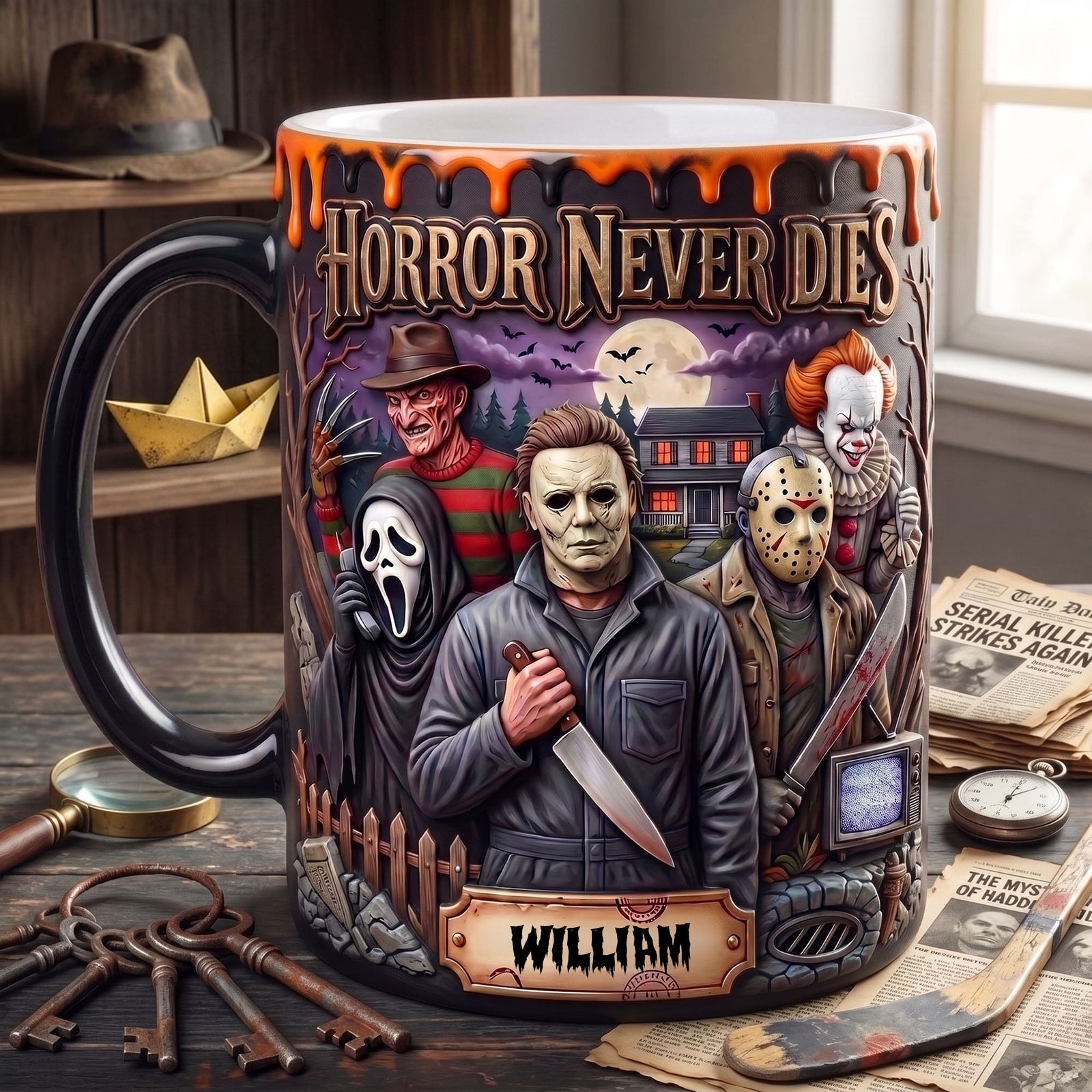 Nightmare Crew Magic Heat Changing Mug - Personalized Gifts 05tylu230726