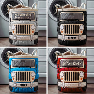 Dirt Journey Quilted Laudry Basket - Personalized Gifts For Off-road Lovers 06qhqn140726