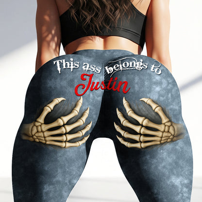 Funny Couple Leggings  - Personalized Gifts For Her 02naqn010725