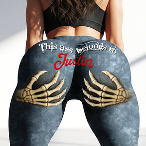 Funny Couple Leggings  - Personalized Gifts For Her 02naqn010725