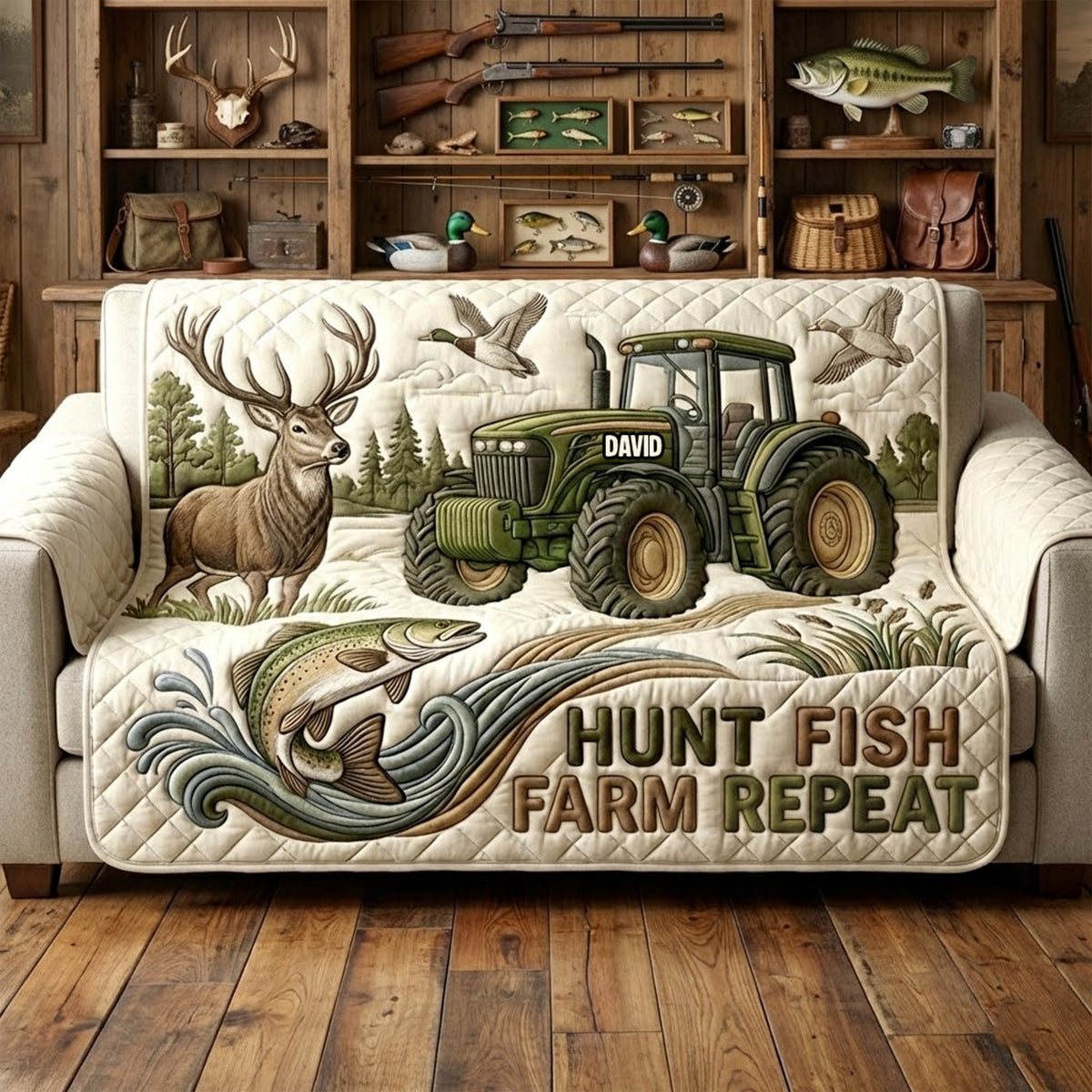 Man Hobbies Quilted Sofa Cover - Personalized Gifts For Him 01patn270126