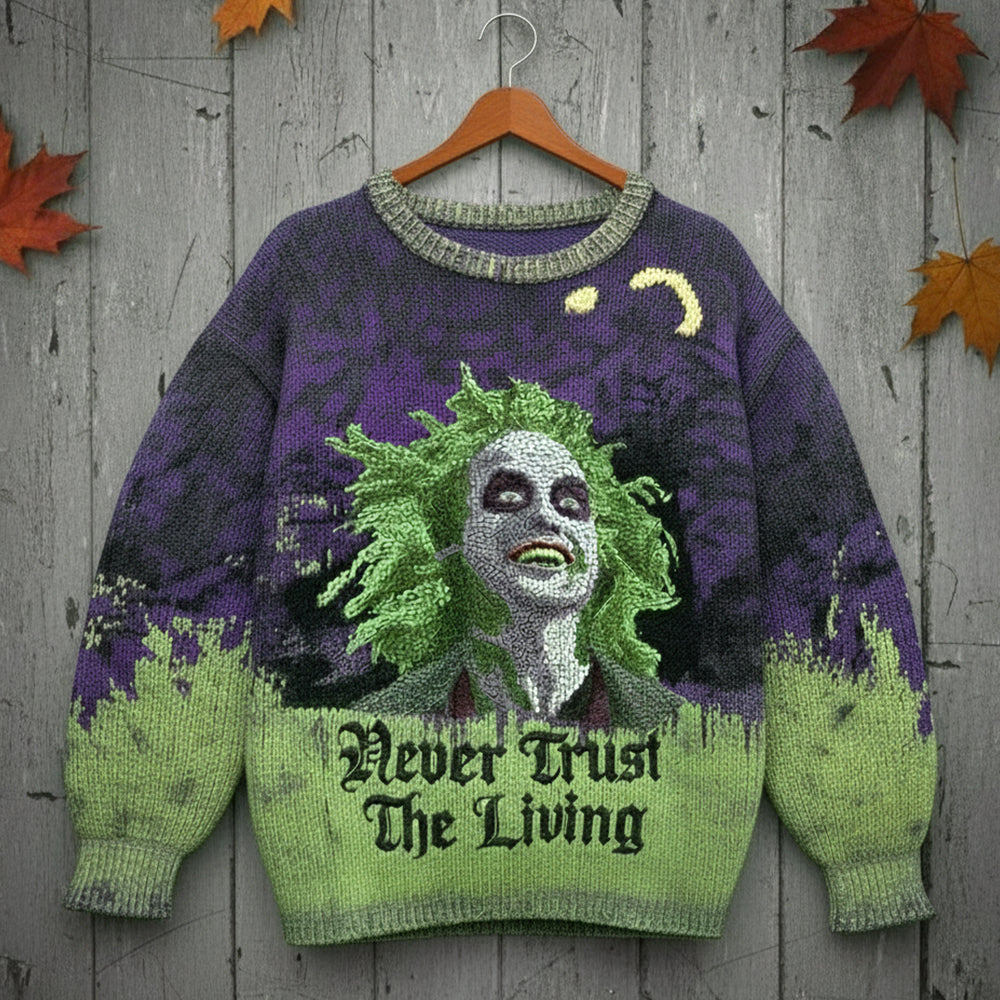 Fun Horror Anti Social Ugly Sweater, Gifts For Horror Fans 01qhtn080925