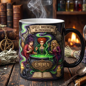 Spooky Brew Magic Mug - Personalized Gift For Witch Lovers 03HATN280726