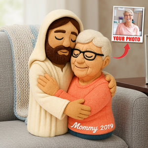 Jesus Heaven Pillow  - Custom Photo Gifts For Memorial Christian Pillow 09HULU081225