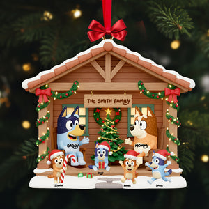 Joyful Family Together Ornament - Personalized Christmas Gift For Family 01NALU221025