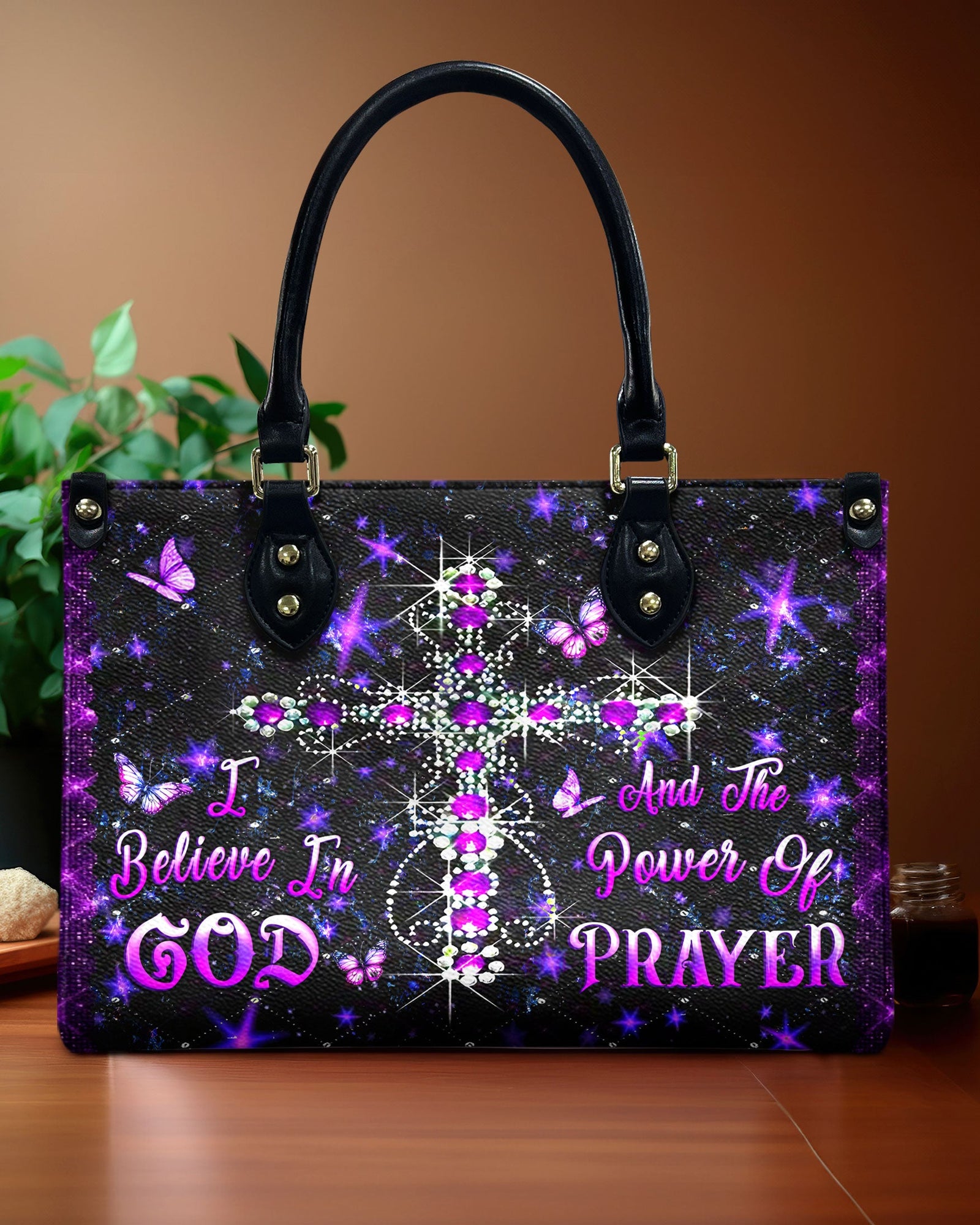 I Believe In God Leather Bag - Gifts For Jesus Lovers 04acxd210425