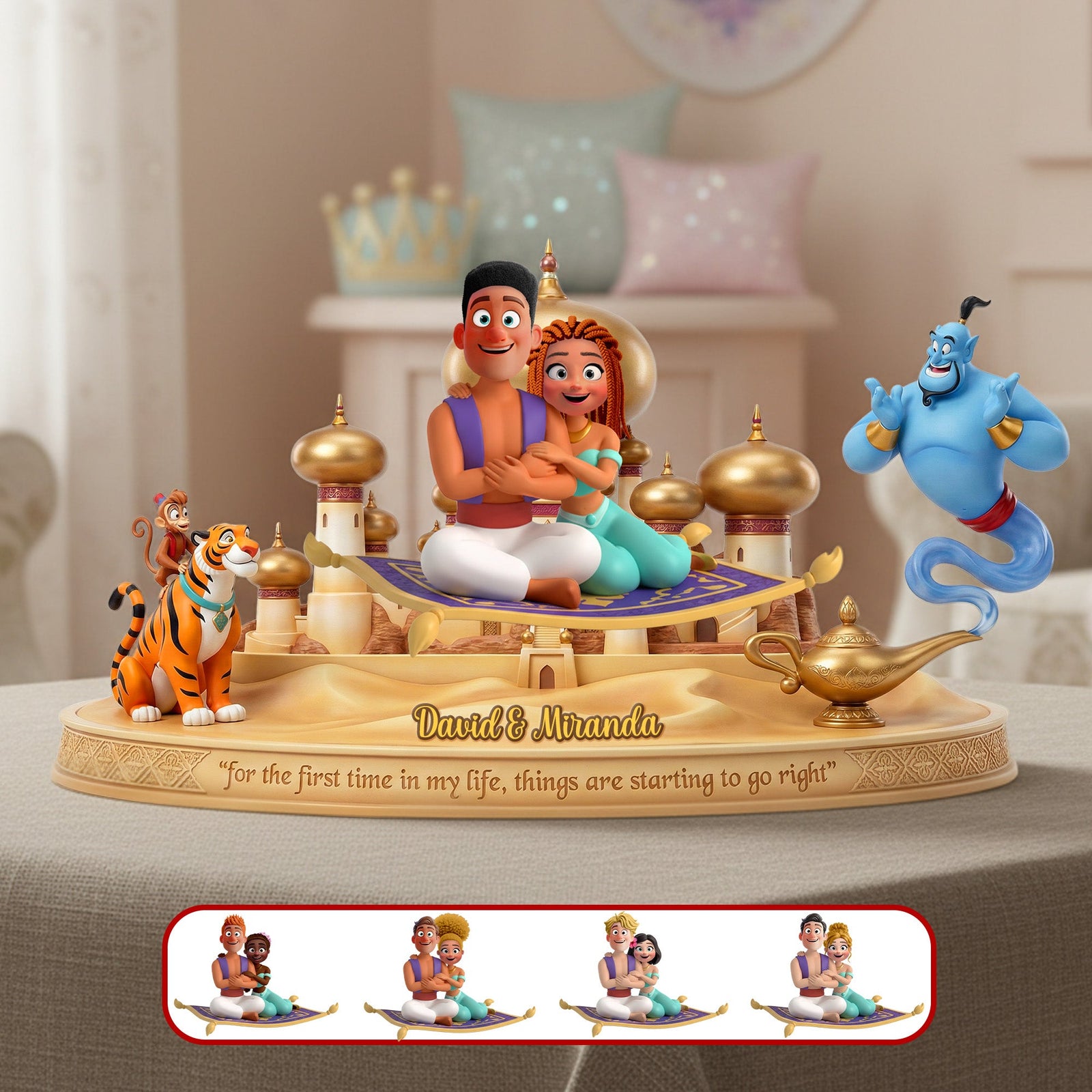 Fairy Tale Couple Acrylic Plaque - Personalized Gifts For Couples 04kimg101225