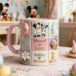 Blessed In Love Accent Mug - Personalized Gifts For Couple 02pgtn230226