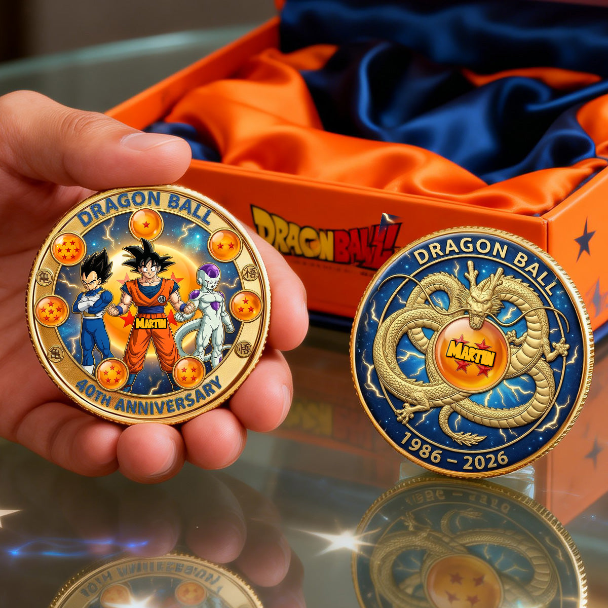 Ultimate Warrior Celebrating 40th Anniversary Printed Metal Coin - Personalized Gifts 06namg160326
