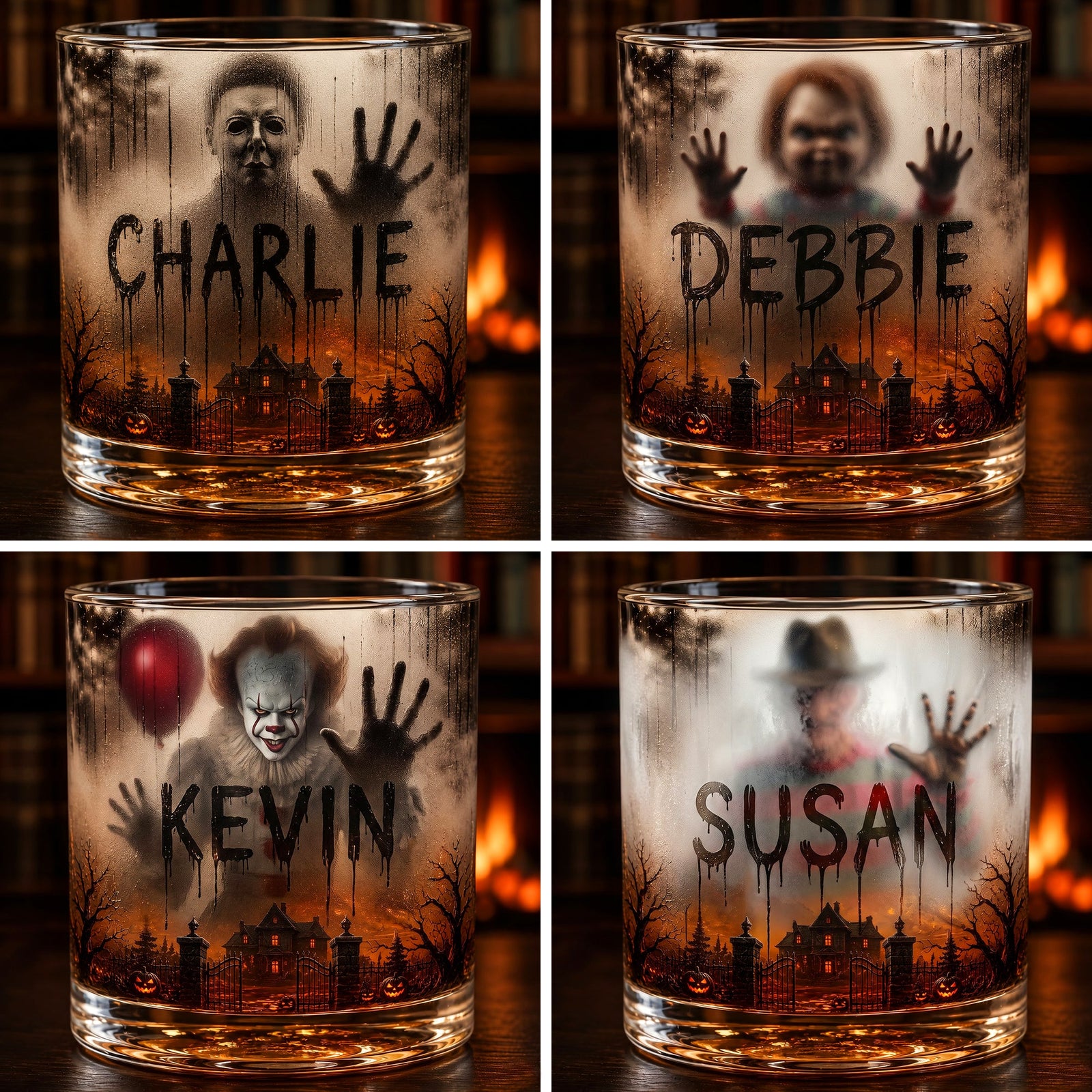 Terror Calling Behind Frost Drinking Glass - Personalized Gifts For Horror Lovers 06qhqn120826