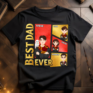Best Dad Ever Shirt - Personalized Father's Day Gifts 03hudh250526