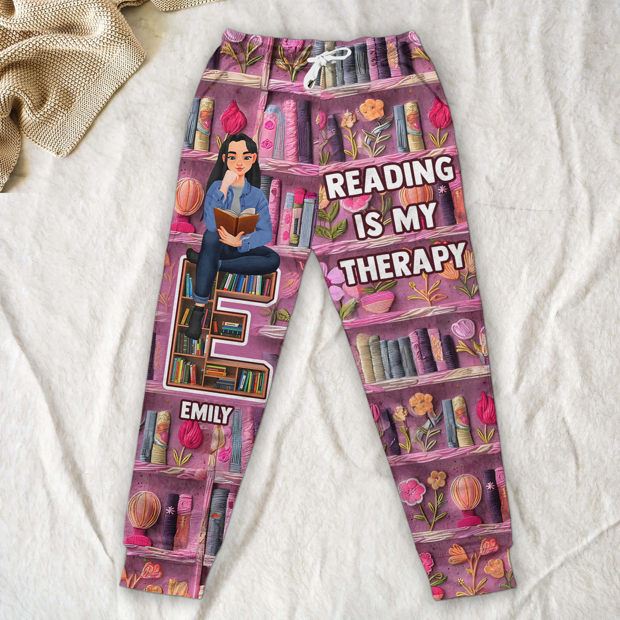 Personalized Gifts For Book Lovers 3D Sweatpants 06kapu130225pa Reading Therapy - Shorts and Pants - GoDuckee