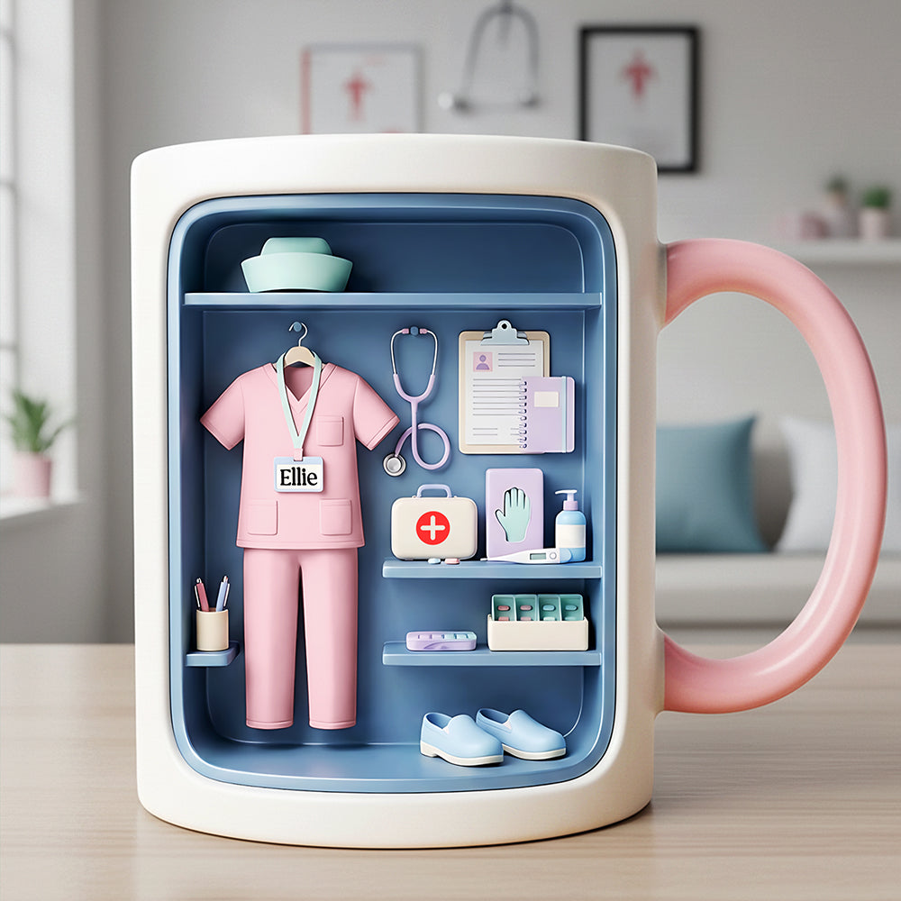 Nurse Coffee Accent Mug - Personalized Gifts For Nurse 03kita241225