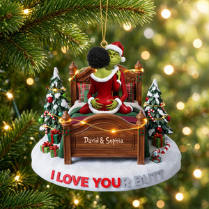 A Naughty Little Christmas Ornament - Personalized Gifts For Couple 02TOLU040926