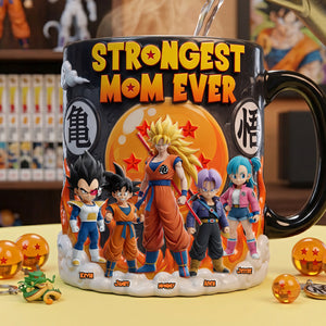 Strongest Mom Ever Magic Mug, Personalized Gifts For Mom 01TYTA200426
